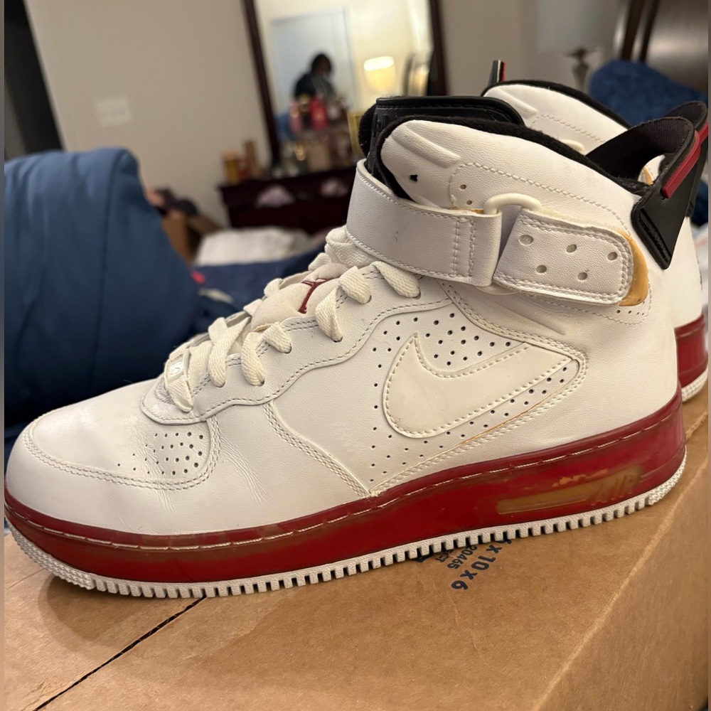 Nike Air Jordan Fusion 6 'Varsity Red' 2009 US Men size 9 Leather